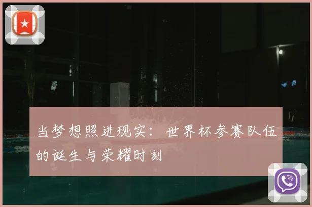 当梦想照进现实：世界杯参赛队伍的诞生与荣耀时刻
